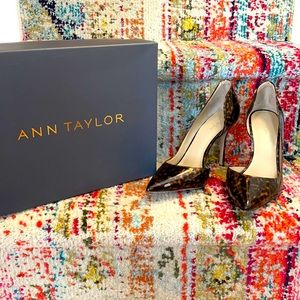 Ann Taylor’s patent leather pumps